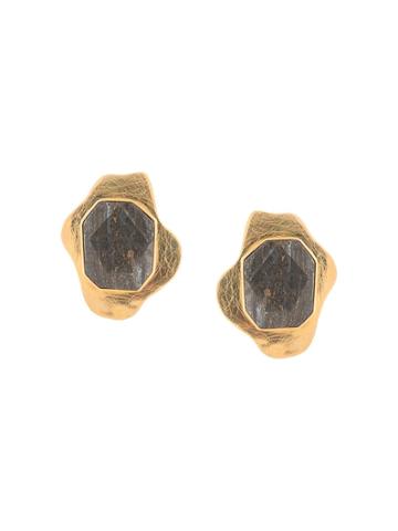 Liya Stone-embellished Earrings - Gold