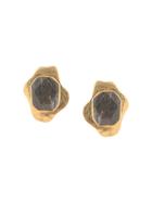 Liya Stone-embellished Earrings - Gold