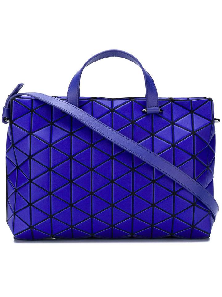 Bao Bao Issey Miyake Tonneau Matte Boston Bag - Blue