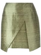 Romeo Gigli Pre-owned Mini Wrap Skirt - Green