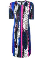 Versus Patterned Dress - Blue