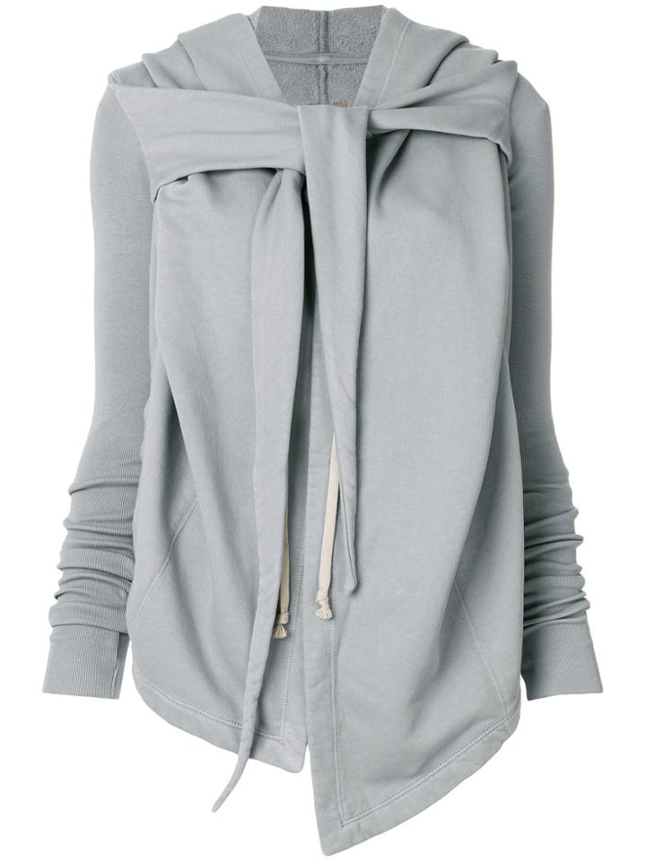 Rick Owens Drkshdw Mountain Hooded Sweater - Grey