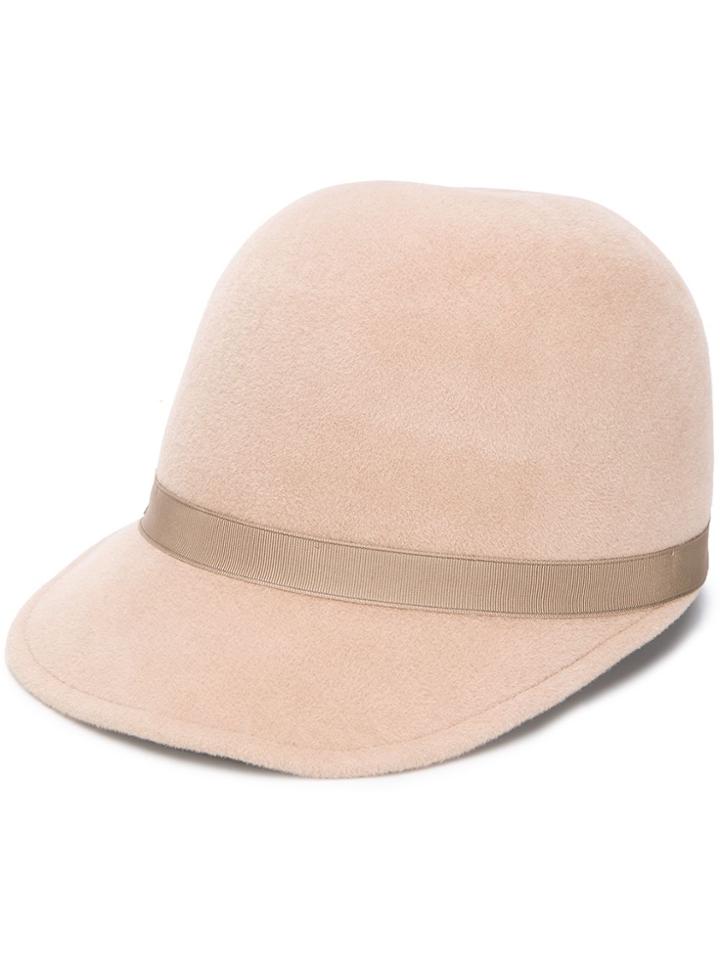 Borsalino Hat Velvet Equitacion - Neutrals