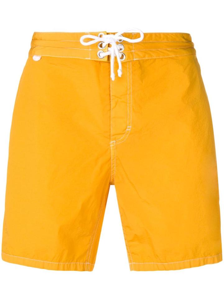 President's Drawstring Swim Shorts - Yellow