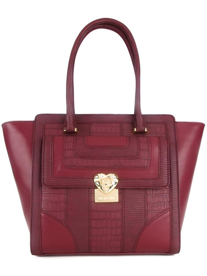 Love Moschino Gold-tone Hardware Shoulder Bag, Women's, Red