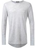 Bassike Long-sleeve T-shirt, Men's, Size: S, Grey, Cotton