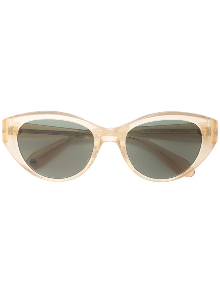 Garrett Leight Del Rey Sunglasses - Yellow & Orange