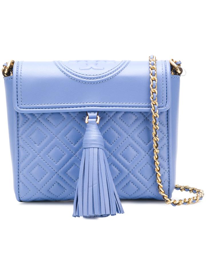 Tory Burch Fleming Cross-body Bag - Blue
