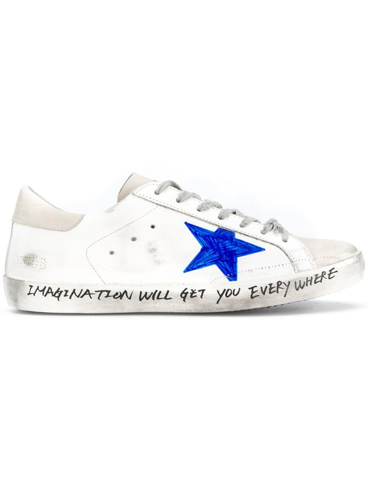 Golden Goose Deluxe Brand Star Skate Sneakers - White