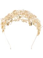 Rosantica Floral Embellished Headband, Women's, Grey, Pearls/brass