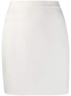 Loulou Fitted Mini Skirt - White