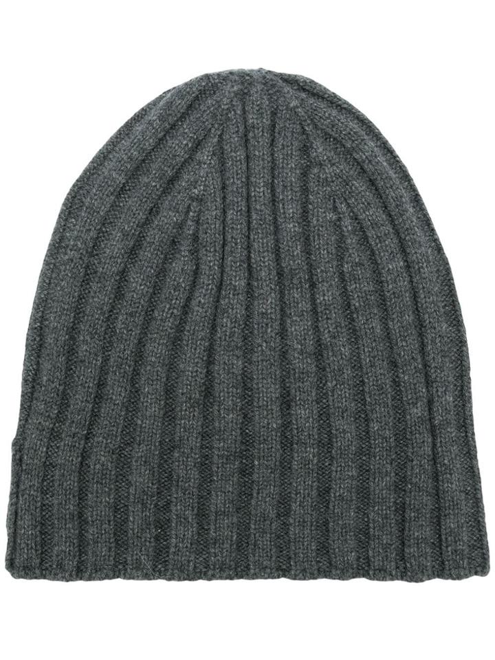 Cenere Gb Cashmere Beanie - Grey