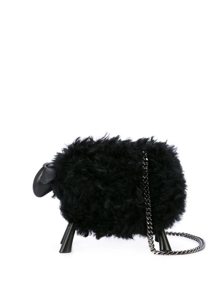 Oscar De La Renta Sheep Clutch Bag - Black