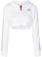 Kappa Cropped Logo Jacket - White