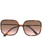 Dior Eyewear So Stellaire 1 Sunglasses - Brown