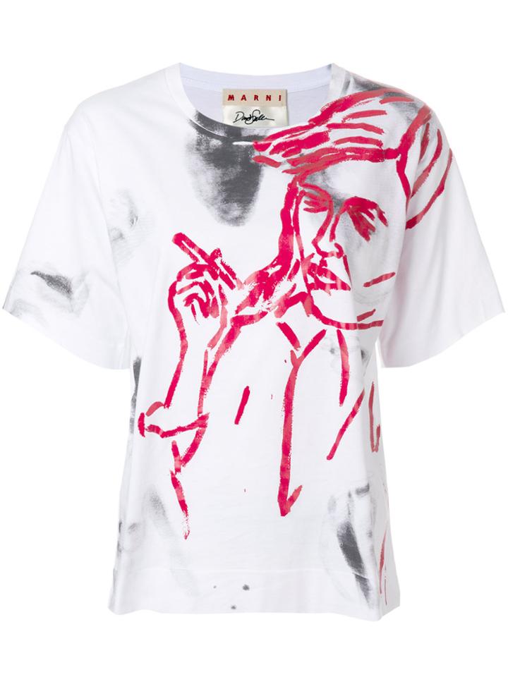 Marni Painted T-shirt - White