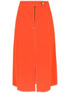 Nk Panelled Midi Skirt - Yellow & Orange