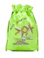 Giada Benincasa Embroidered Mini Bag - Green