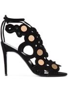 Pierre Hardy Gold-tone Detail Sandals - Black