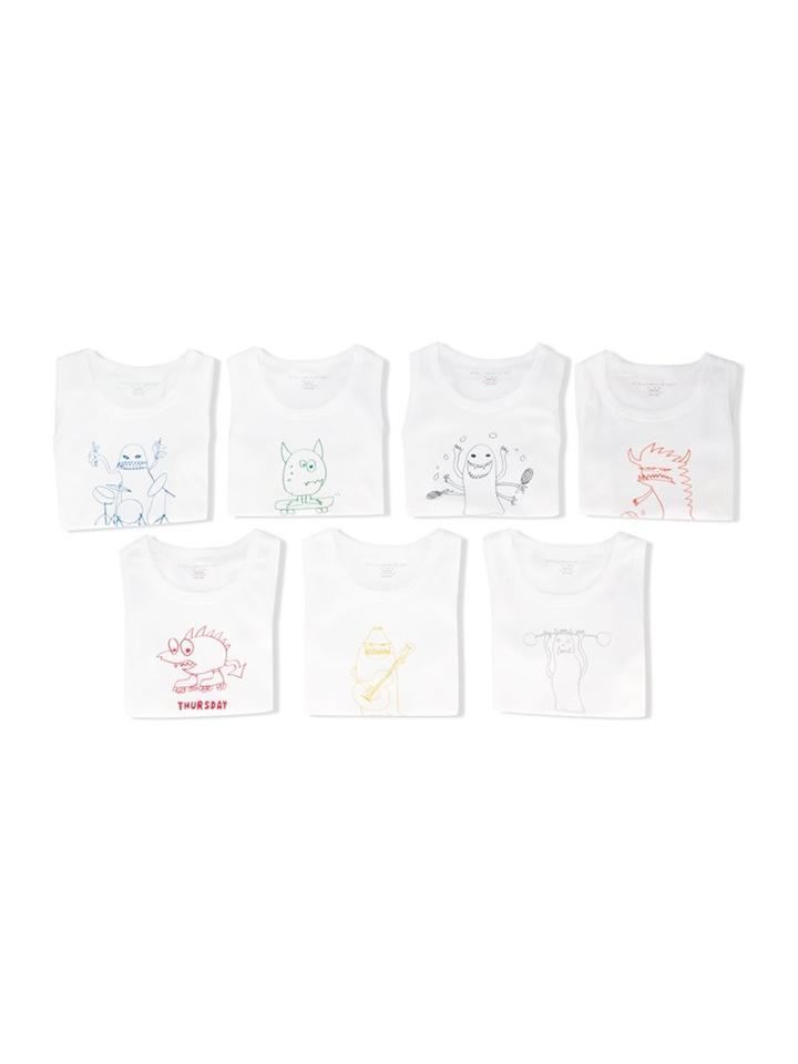 Stella Mccartney Kids 'sunday' Print Vest