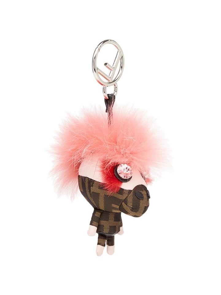 Fendi Space Monkey Charm - Pink