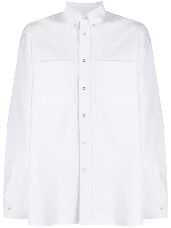 Burberry Rear Logo Print Shirt - White