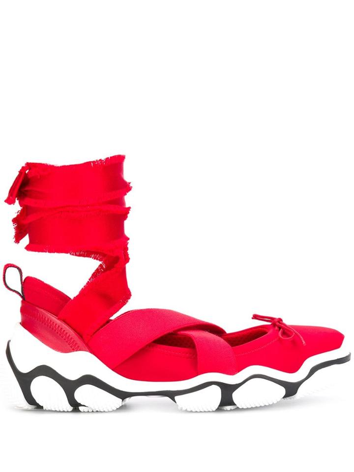 Red Valentino Red(v) Ballerina Sneakers