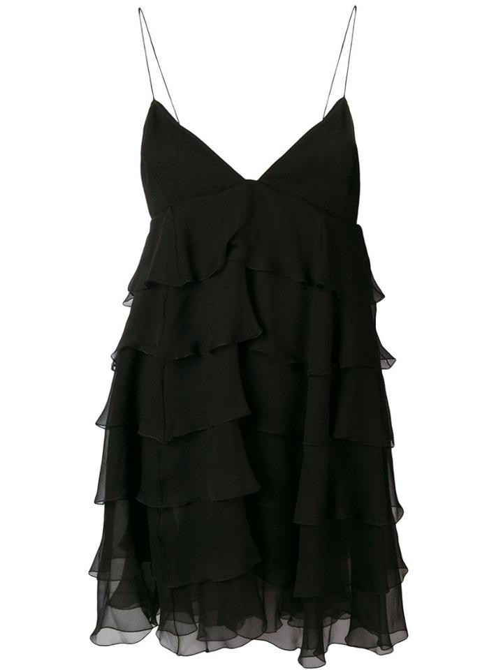 Tom Ford Ruffled Babydoll Dress - Black