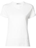 T By Alexander Wang - Cuffed Sleeve T-shirt - Women - Cotton - Xs, White, Cotton