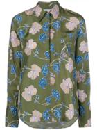 Christian Wijnants Floral Print Oversized Shirt - Green