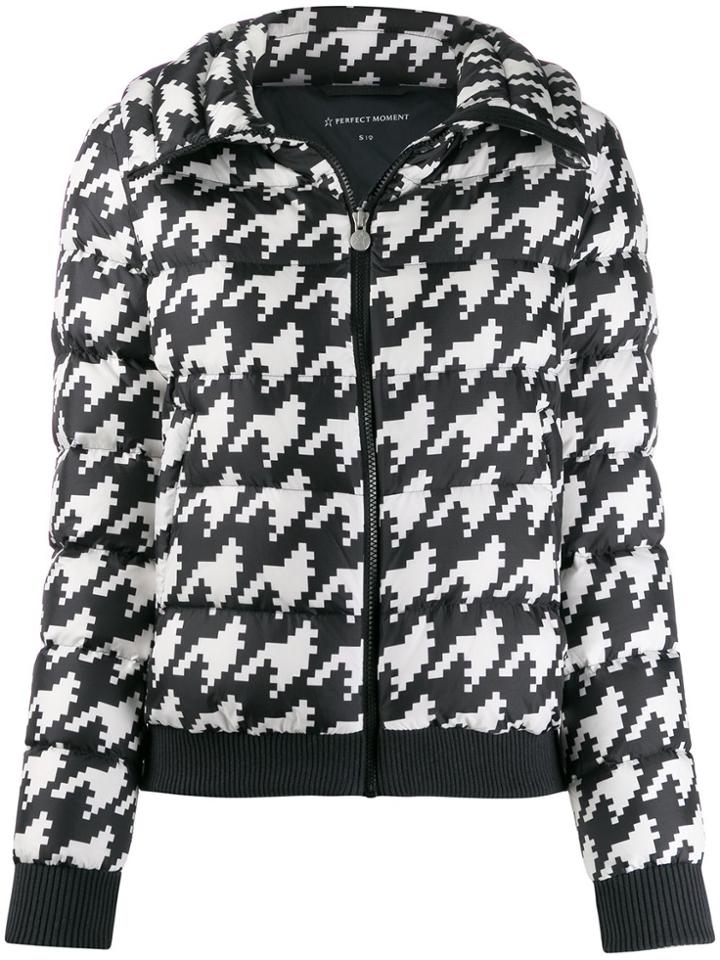 Perfect Moment Super Star Houndstooth Jacket - Black