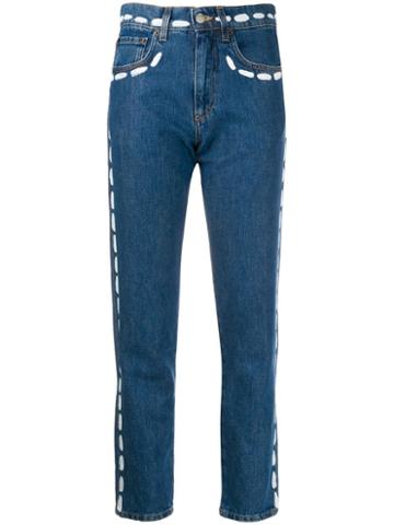 Moschino Paint Stroke Jeans - Blue