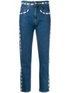 Moschino Paint Stroke Jeans - Blue
