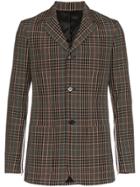 Raf Simons Checked Blazer With Zips - Unavailable