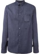 No21 Patch Pocket Shirt, Men's, Size: 46, Blue, Cotton