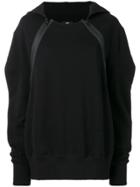 Yohji Yamamoto Oversized Zip Detail Sweatshirt - Black