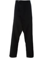 Alchemy Cropped Drop-crotch Trousers, Men's, Size: Large, Black, Cotton/spandex/elastane