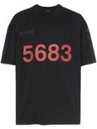 Willy Chavarria X Hml Oversized Short-sleeved Cotton T-shirt - Black