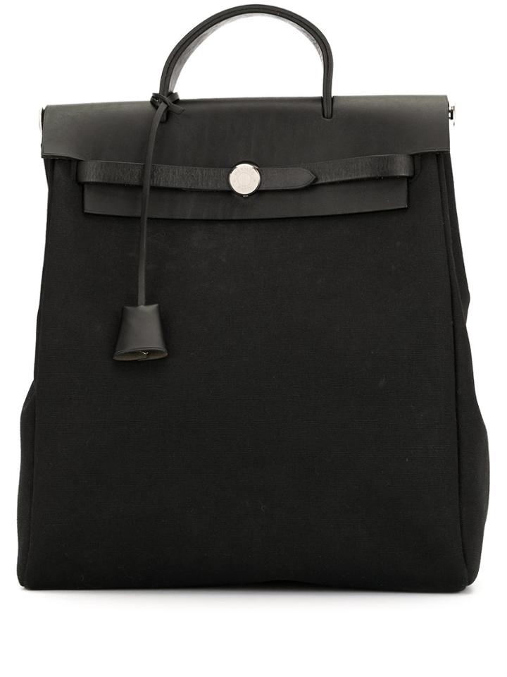 Hermès Pre-owned Her Bag Ago Backpack - Black