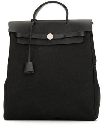 Hermès Pre-owned Her Bag Ago Backpack - Black