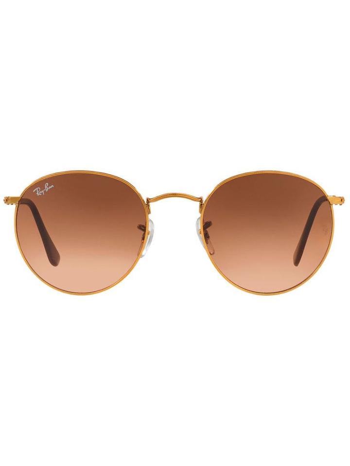 Ray-ban Round Shape Sunglasses - Metallic