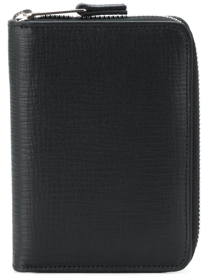 Maison Margiela Bi-fold Zipped Wallet - Black