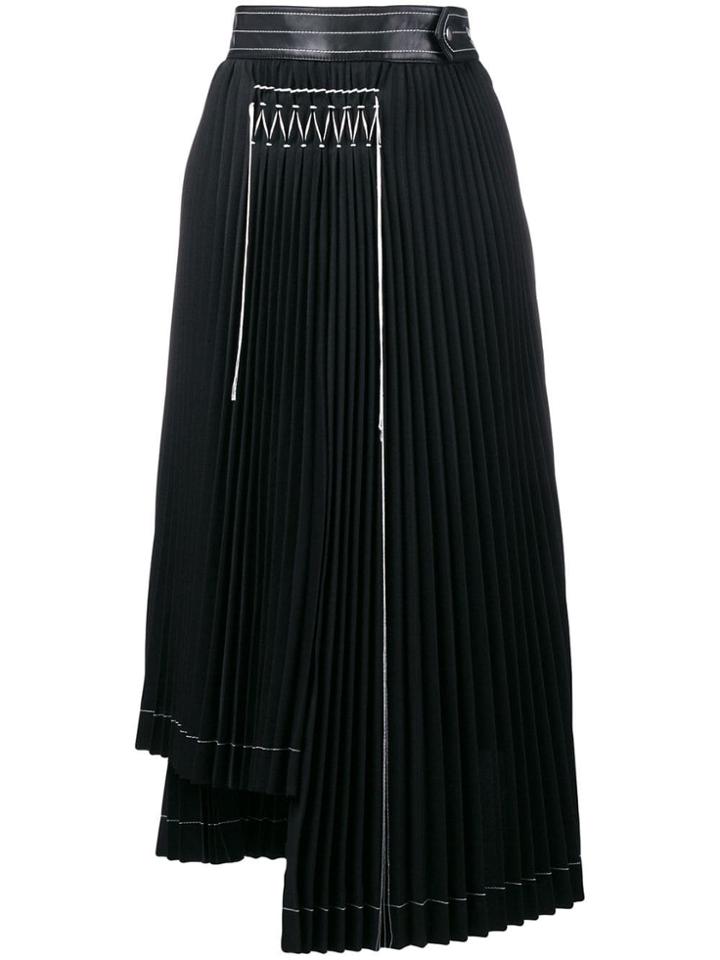 Helmut Lang Pleated Skirt - Black