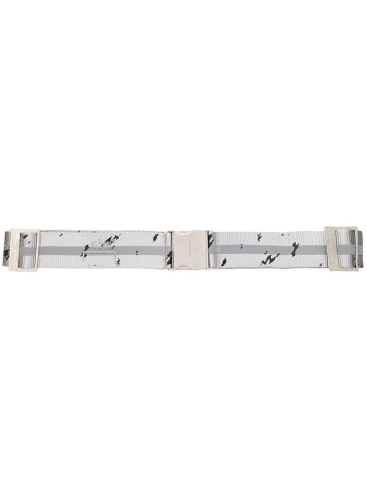 A-cold-wall* Embroidered Logo Buckle Belt - Grey