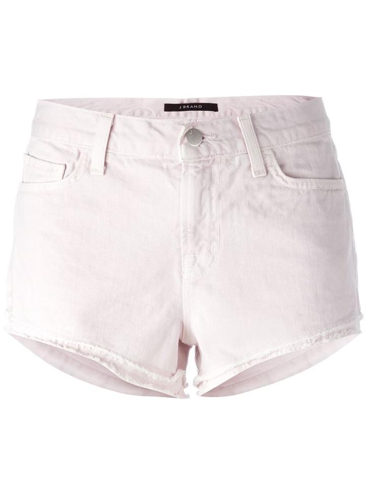 J Brand Cut Off Denim Shorts, Women's, Size: 26, Pink/purple, Cotton