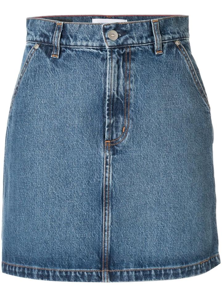 Nobody Denim Studio Denim Skirt - Blue