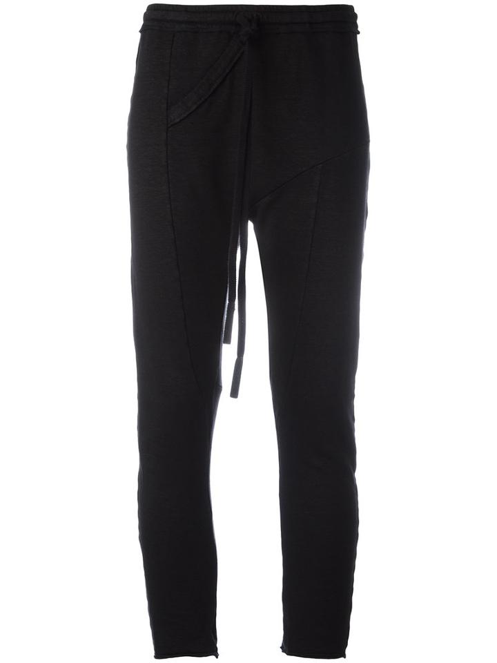 Lost & Found Ria Dunn - Slim-fit Trousers - Women - Cotton/linen/flax/spandex/elastane - S, Black, Cotton/linen/flax/spandex/elastane