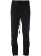 Lost & Found Ria Dunn - Slim-fit Trousers - Women - Cotton/linen/flax/spandex/elastane - S, Black, Cotton/linen/flax/spandex/elastane