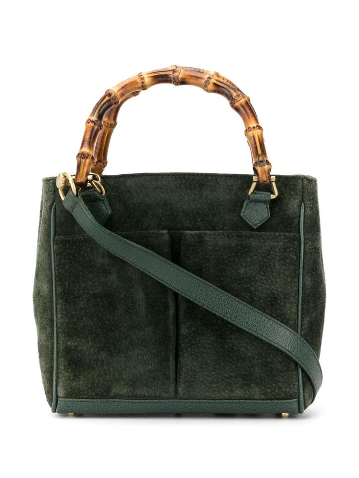 Gucci Pre-owned Bamboo Line 2way Bag - Green