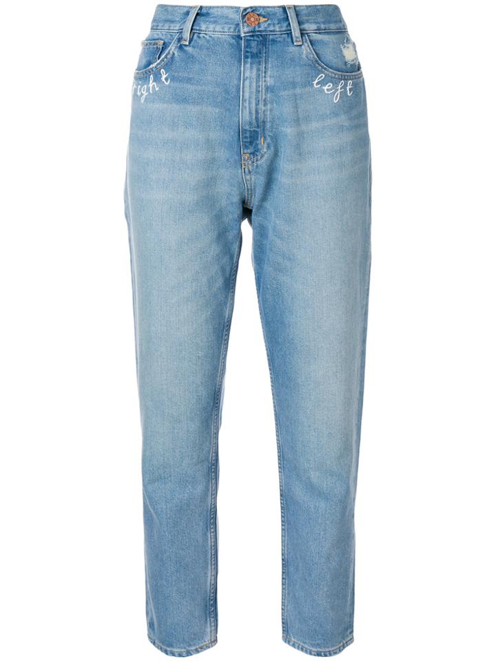 Mih Jeans Mimi Jean Customised By Hilda Sandstrom - Blue